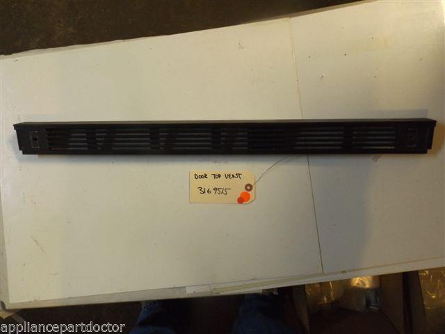 ROPER Stove 3169515 Top, Door Vent used part ROPER Stove 3169515 Top, Door Vent used part